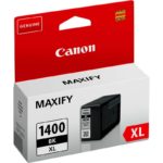 Cartouche d'encre Canon PGI-1400XL Noir XL originale (référence 9185B001AA) pour imprimantes Canon PIXMA