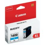 Cartouche d’encre Canon PGI-1400XL Cyan (9202B001AA) d’origine – Haute capacité 1 020 pages