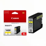 Cartouche Canon PGI-1400XL Y Jaune – Encre d’origine XL (9204B001AA)