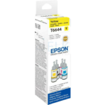 Bouteille d’encre Epson 664 Jaune (C13T66444A) – Recharge originale EcoTank