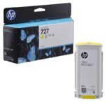 Cartouche HP 727 jaune originale B3P21A pour imprimantes traceurs HP DesignJet