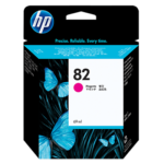 Cartouche d’encre HP 82 Magenta C4912A originale pour traceurs HP DesignJet
