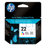 Cartouche d’encre HP 22 trois couleurs C9352AE originale (cyan, magenta, jaune)