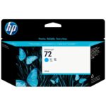Cartouche d’encre HP 72 cyan originale C9371A pour traceurs DesignJet