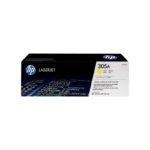 HP 305A Jaune (CE412A) – Toner LaserJet d’origine – Impression couleur professionnelle.