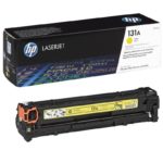 Cartouche toner HP 131A jaune originale CF212A pour imprimantes LaserJet Pro