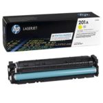 Cartouche toner HP 201A jaune originale CF402A pour imprimantes LaserJet Pro
