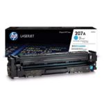 Toner HP 207A Cyan original (référence W2211A) pour imprimantes LaserJet Pro MFP