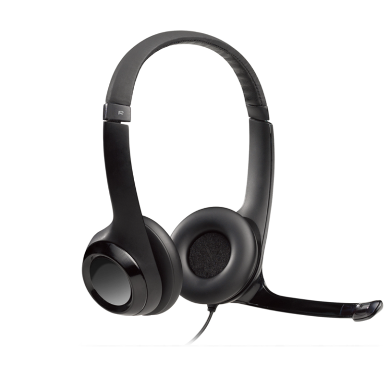 Casque Logitech H390 USB avec microphone anti-parasite (981-000406)