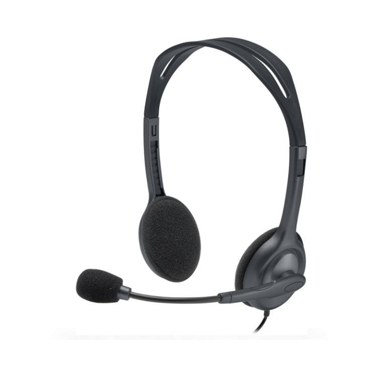 Casque stéréo Logitech H111 avec microphone - Jack 3,5 mm (981-000593)