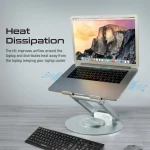 Promate DeskMate-6 — Support aluminium réglable pour ordinateur portable – Image 8