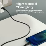 Câble Promate PowerLine-Ai120 Lightning – Charge Rapide Ultra-Résistant – Image 6
