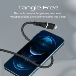 Câble Promate PowerLine-Ci120 USB-C vers Lightning Apple® avec Power Delivery 20 W – Image 7