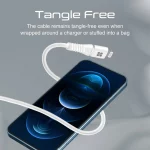 Câble Promate PowerLine-Ci120 USB-C vers Lightning Apple® avec Power Delivery 20 W – Image 3
