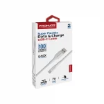 Câble Promate XCord-AC – Super Flexible USB-C pour Charge & Transfert de Données – Image 6