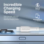 Câble Promate XCord-Ai – Ultra Résistant Lightning pour iPhone, iPad – Image 3