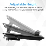 Support de Refroidissement PROMATE AirBase-1 pour PC Portable avec Ventilateur Silencieux – Image 3