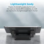 Promate DeskMate-6 — Support aluminium réglable pour ordinateur portable – Image 5