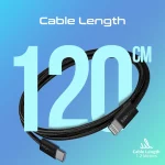 Câble Promate EcoLine-Ci120 –  USB-C vers Lightning 27 W à Charge Ultra-Rapide – Image 5