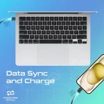 Câble Promate EcoLine-Ci120 –  USB-C vers Lightning 27 W à Charge Ultra-Rapide – Image 4