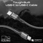 Câble Promate FletchLink-CC  USB-C de livraison de puissance de 60 W Tough-Built – Image 6