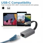 Adaptateur Promate GigaLink USB-C vers Ethernet Gigabit à Haute Vitesse – Image 3