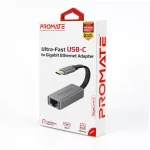 Adaptateur Promate GigaLink USB-C vers Ethernet Gigabit à Haute Vitesse – Image 6