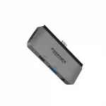 Hub Promate PadHub-Pro USB-C, Hub USB-C Promate PadHub-Pro avec HDMI, USB, SD, audio et charge 100 W