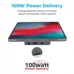 Hub Promate PadHub-Pro USB-C – Station d’accueil multimédia – Image 3