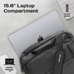 Satchel-MB SleekComfort™ – Sac Bandoulière 15,6" à Compartiments Multiples – Image 6