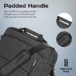 Satchel-MB SleekComfort™ – Sac Bandoulière 15,6" à Compartiments Multiples – Image 4