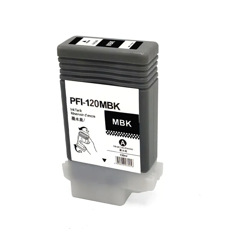 2884C001AA Cartouche d’encre Canon PFI-120 Noir Mat 130 ml - Réf. 2884C001AA pour traceurs imagePROGRAF