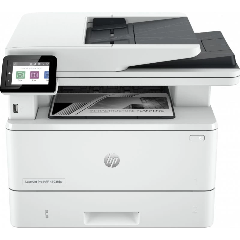 2Z629A Imprimante multifonction laser monochrome HP LaserJet Pro 4103fdw WiFi Duplex
