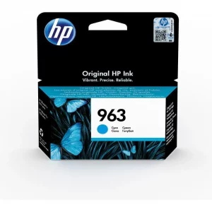 Cartouche HP 963 Cyan 3JA23AE - Packaging professionnel HP cyan