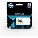 Cartouche HP 963 jaune 3JA25AE - Packaging professionnel HP cyan
