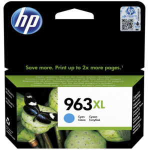 Cartouche HP 963XL Cyan 3JA27AE - Packaging XL professionnel HP