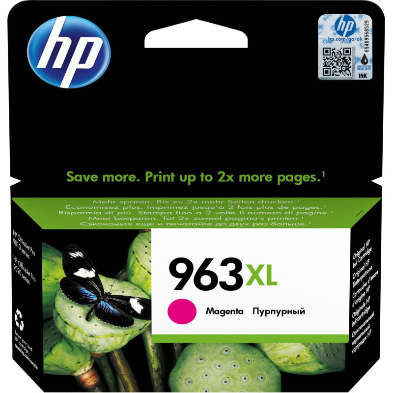 3JA28AE Cartouche HP 963XL Magenta 3JA28AE - Packaging XL professionnel HP