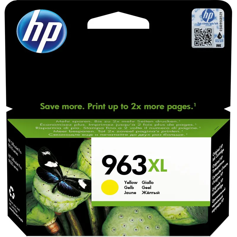 3JA29AE Cartouche HP 963XL jaune 3JA29AE - Packaging XL professionnel HP