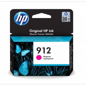 Cartouche HP 912 magenta 3YL79AE - Packaging professionnel jaune HP