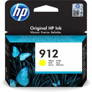 Cartouche HP 912 Jaune 3YL79AE - Packaging professionnel jaune HP