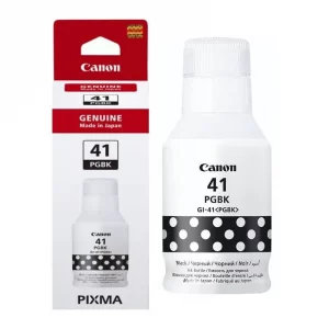 Bouteille d'encre Canon GI-41PGBK Noir 4528C001AA - Flacon avec bec verseur et packaging Canon