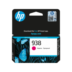 Cartouche d'encre HP 938 Magenta 4S6X6PE - Packaging original HP avec vue produit