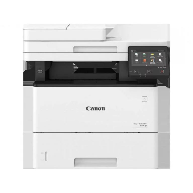 Canon imageRUNNER 1643i II – Imprimante multifonction laser A4 monochrome professionnelle avec écran tactile et réseau intégré.