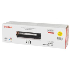 Toner Canon 731 Jaune original 6269B002AA - Cartouche couleur pour imprimantes laser