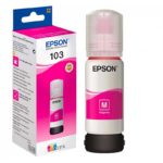 Bouteille d'encre Epson 103 magenta originale C13T00S34A pour EcoTank - Format pratique