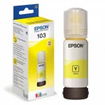 Bouteille d'encre Epson 103 Jaune originale C13T00S44A pour EcoTank - Format pratique