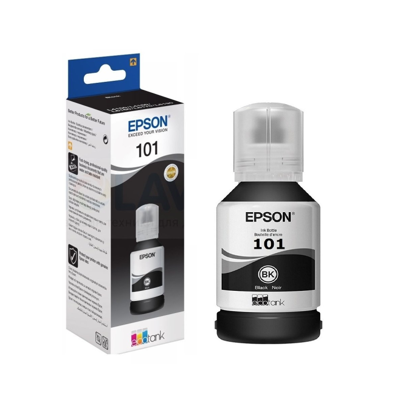 C13T03V14A Bouteille Epson 101 Noir C13T03V14A 140ml pour EcoTank - Vue produit