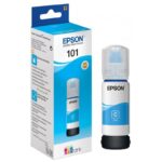 Bouteille d'encre Epson 101 Cyan originale C13T03V24A grand format pour EcoTank - 140ml