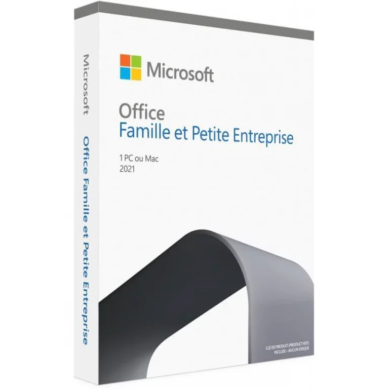Microsoft Office Famille et Petite Entreprise 2021 licence définitive pour PC ou Mac