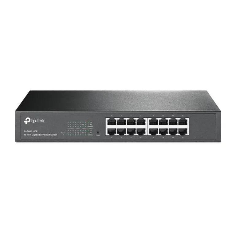 Switch TP-Link TL-SG1016DE 16 ports Gigabit Easy Smart – Boîtier métallique